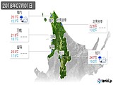 実況天気(2018年07月01日)