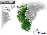 2018年07月29日の和歌山県の実況天気