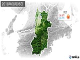 2018年08月06日の奈良県の実況天気