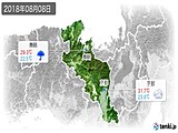 2018年08月08日の京都府の実況天気
