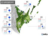 実況天気(2018年08月09日)