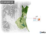 2018年08月10日の茨城県の実況天気
