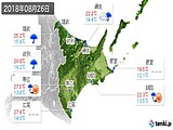 2018年08月26日の道東の実況天気