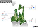 2018å¹´08æœˆ27æ—¥ã®é’æ£®çœŒã®å®Ÿæ³å¤©æ°—