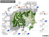 実況天気(2018年09月17日)