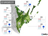 実況天気(2018年09月22日)