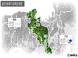 実況天気(2018年10月23日)