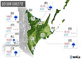 実況天気(2018年10月27日)