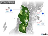 実況天気(2018年10月29日)