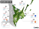 実況天気(2018年11月11日)
