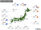 過去の天気 実況天気 2018年12月 日本気象協会 Tenki Jp