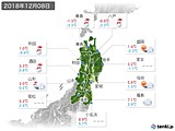 2018年12月08日の東北地方の実況天気