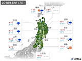 実況天気(2018年12月17日)