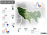 実況天気(2018年12月17日)