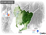 実況天気(2018年12月22日)