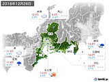 実況天気(2018年12月26日)