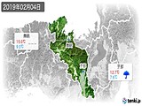 2019年02月04日の京都府の実況天気