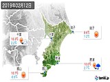 2019年02月12日の千葉県の実況天気