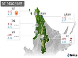 実況天気(2019年02月16日)