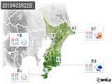 2019年03月22日の千葉県の実況天気