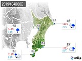 2019年04月08日の千葉県の実況天気