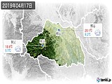 2019年04月17日の埼玉県の実況天気