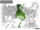 実況天気(2019年04月18日)