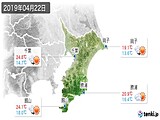 2019年04月22日の千葉県の実況天気