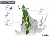 2019年05月06日の道北の実況天気