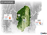 2019年05月08日の栃木県の実況天気