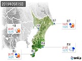 2019年05月15日の千葉県の実況天気