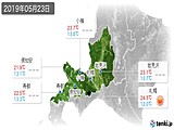 実況天気(2019年05月23日)