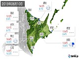 2019年06月10日の道東の実況天気