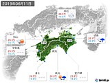 実況天気(2019年06月11日)