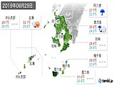 実況天気(2019年06月29日)