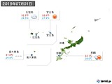 実況天気(2019年07月01日)