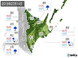 実況天気(2019年07月14日)