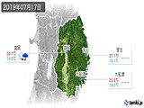 実況天気(2019年07月17日)