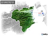 2019年07月21日の徳島県の実況天気