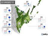 2019年08月21日の道東の実況天気