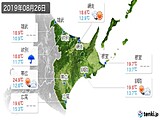 2019年08月26日の道東の実況天気