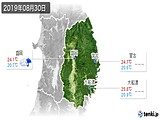 2019年08月30日の岩手県の実況天気