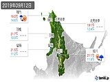 実況天気(2019年09月12日)