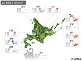 実況天気(2019年11月25日)