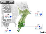 2019年11月27日の千葉県の実況天気