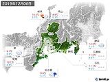 2019年12月06日の東海地方の実況天気