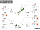 実況天気(2019年12月16日)