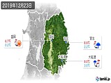 実況天気(2019年12月23日)