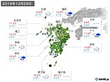 実況天気(2019年12月29日)