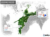 実況天気(2020年01月22日)